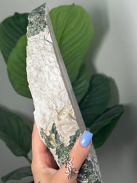 Image 4 of XL BABY PINK TURKISH AGATE WITH MOSSY INCLUSIONS