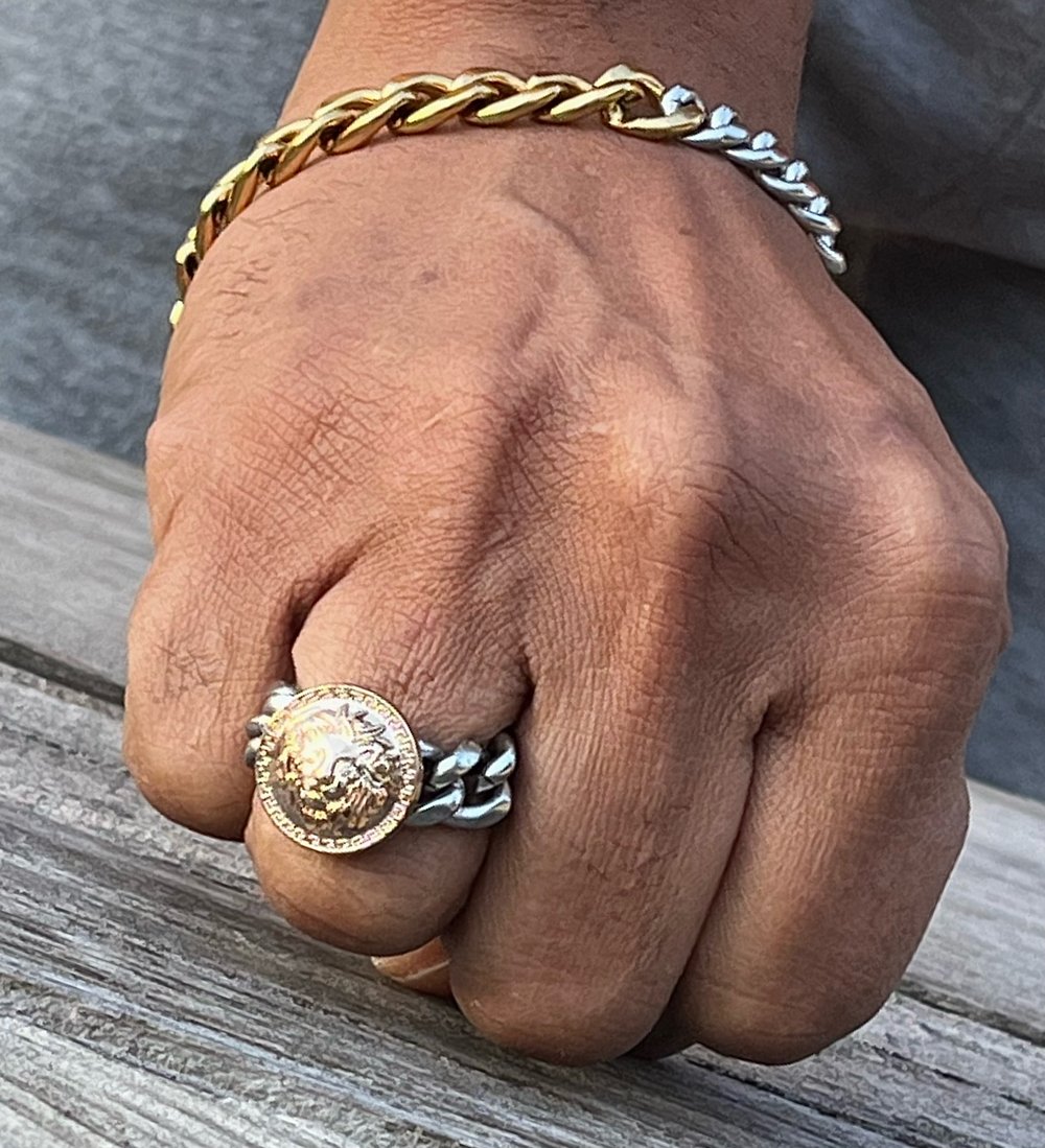 Lionheart Bipartite (Necklace, Bracelet, Ring set)