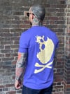 skull T-shirt purple 