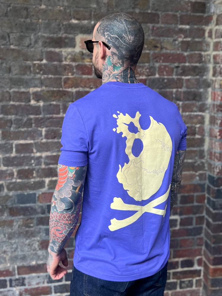 skull T-shirt purple 