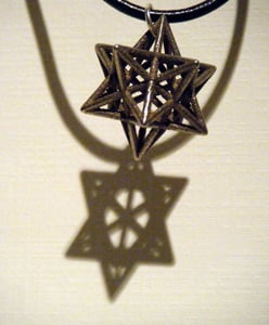 Image of Small Stellated Dodecahedron Necklace
