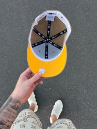 Image 4 of  SUN YELLOW BRIM SAND SAN DIEGO PADRES CUSTOM FITTED CAP