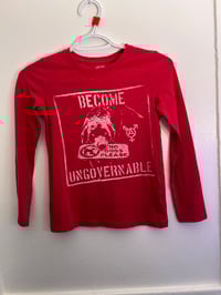 Image 3 of small "become ungovernable" shirt
