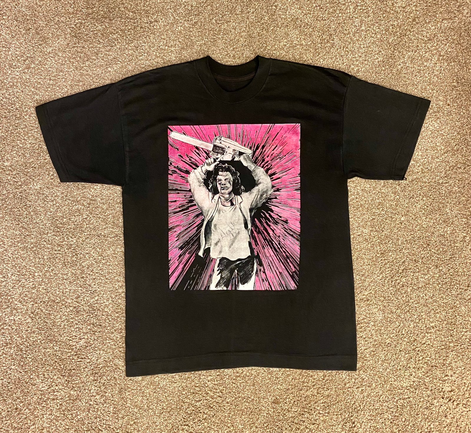 1990'S AUTOGRAPHED IWA JAPAN LEATHERFACE 🪚🩸 SHIRT | midcardmerch