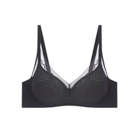 Image 4 of Big Chest Appears Small Bra for Women Lightweight Breathable Seamless Soft Support Breast Collection