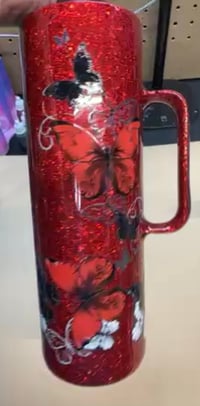 30oz with butterflies 