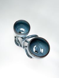 Image 3 of Speckled Blue Arches - Double Planter