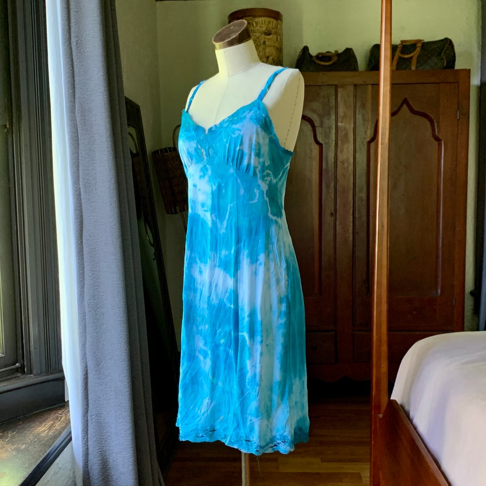 Sky and Sea Slip Dress 34