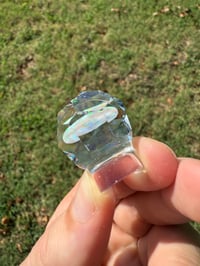 Image 3 of Faceted Blu-V Opal Coin Slurper style cap