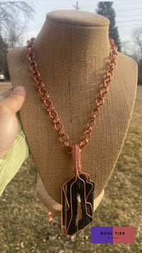Image 1 of Custom Copper & Tourmaline Necklace for Dessean