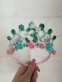 Image 5 of Teal And Green Mermaid Tiara