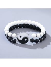 Yin & Yang couple bracelet set