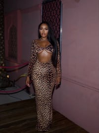 Image 1 of Angela leopard Dress (SHIPS 10/26