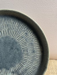 Image 2 of small plate mottled green