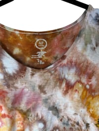 Image 3 of ♻️ UPCYCLED S Slub Knit Jersey Tee Sedona Watercolor Ice Dye