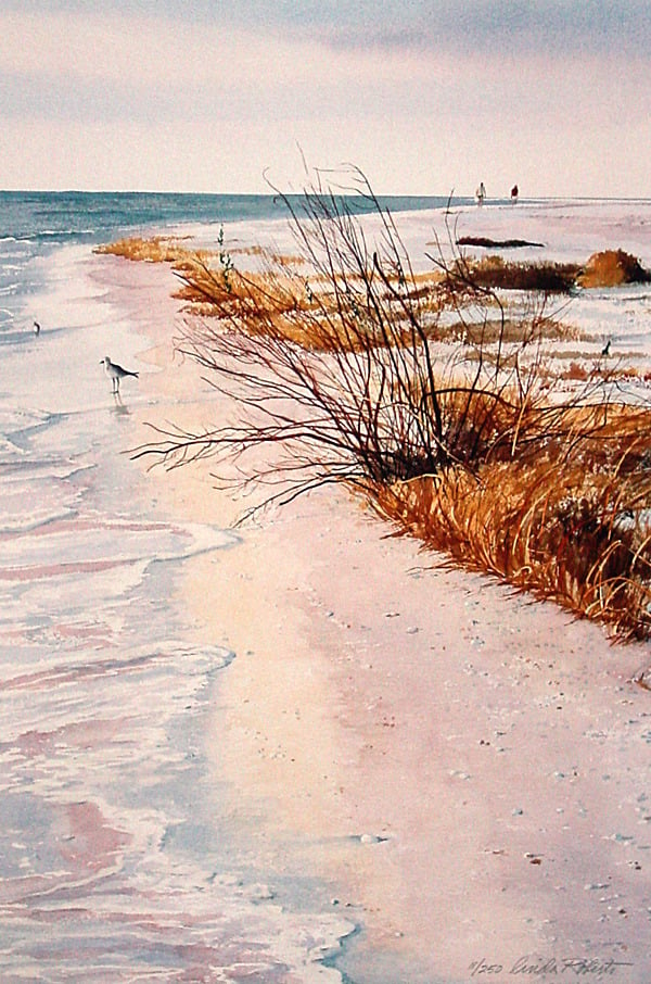 Image of Tigertail Beach Giclée on Paper - Large