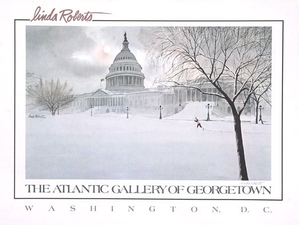 Image of Winter in Washington DC Poster