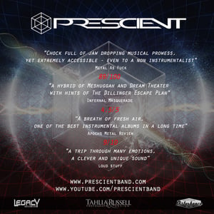 Image of Prescient EP &#x27;The Polynomial Framework&#x27; Physical & Digital copies + FREE BONUS CD