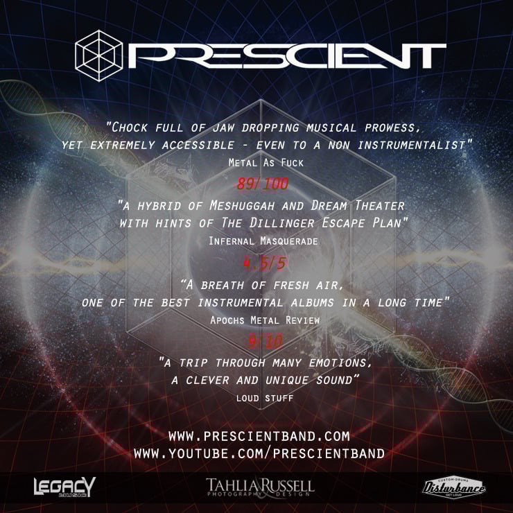 Image of Prescient EP 'The Polynomial Framework' Physical & Digital copies + FREE BONUS CD