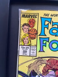 Image 3 of Fantastic Four, framed complete vintage Marvel comic, No 306 September 1987