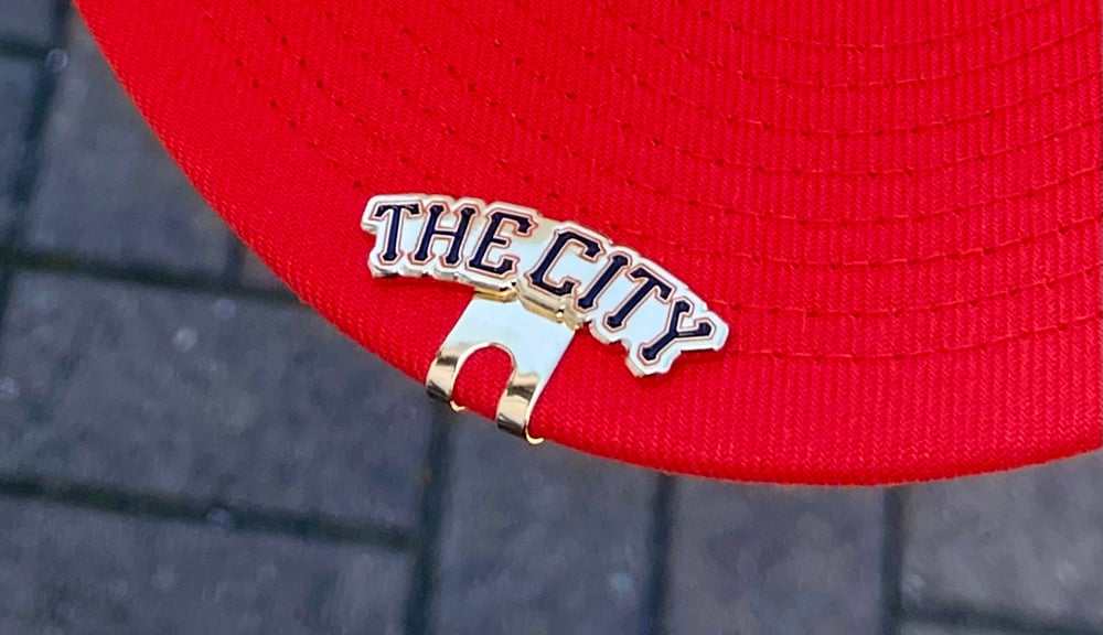 Image of San Francisco City Pin Hat Clip - OG Black/Orange