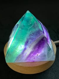 Image 7 of Rainbow Fluorite Crystal Pyramid #2285