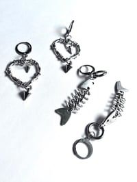 Image 3 of Fish Bone Earrings