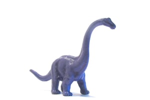 Image of Diplodocus Dinosaur Figurine, ANY COLOR, Repurposed Toy