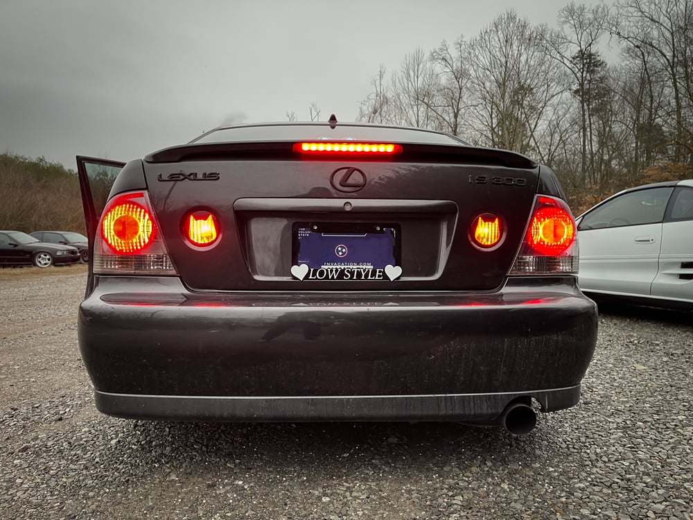 Image of Kitty tail light decals for Lexus IS300