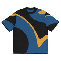 Image 3 of Classic Tee #1 Blue/Gold/Black