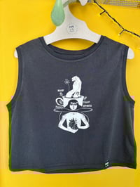 Image 1 of Witch Daughter Vest: Anthracite - White