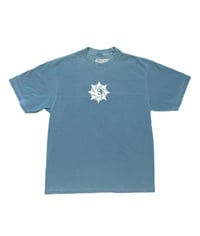 Image 2 of “OMENS” Heavyweight Tee (Pigment Blue) 
