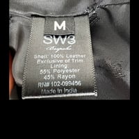 Image 15 of SW3  Bespoke Studded Black Genuine Leather Jacket