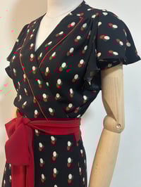 Image 3 of Dotty Printed Wrapover Dress