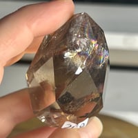 Image 2 of Smoky Quartz Faceted Flame (26A)