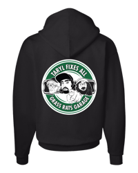 Image 3 of Black Pullover Pocket TFA/GRG Logo Hoodies!!