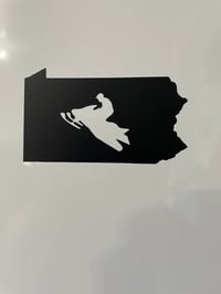 Image 4 of  Snowmobile Vinyl Stickers (Choose your State)