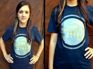 Image of Navy "Jesus Is Alive" Crew-Neck T