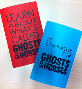Image of "Learn About What's Sympathy For Ghosts & Horses" COMBO pack
