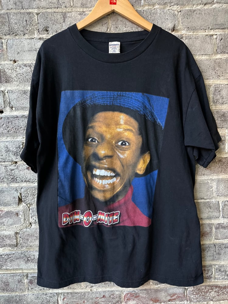 Image of 90’S VINTAGE J.J. From GOOD TIMES “DYN-O-MITE”  TV SHOW TEE, SIZE: XL