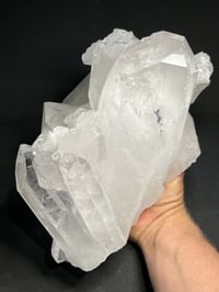 Image 17 of Large Clear Quartz Points Cluster Statement Piece #2260
