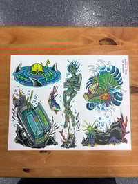 Under the sea flash print 