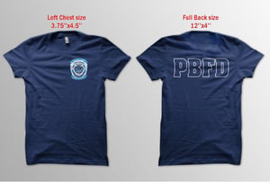 Image of PBFD Superstorm Sandy Tee Shirts