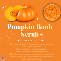 Image 1 of Pumpkin Boob Scrub 