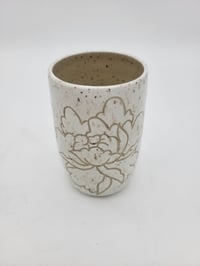 Image 3 of White Peony Tumbler 