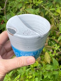 Image 1 of Turtle Stamp Latte Travel/ Keep Cup