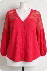 Image 2 of New  Sz 24 Lane Bryant top #803*