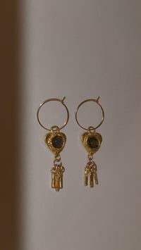 Image 2 of Peacock Earring