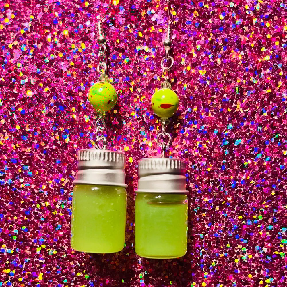 Image of ✨💚 THE SUBSTANCE earrings 💚✨ - made to order