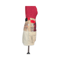 Image 2 of Red Cargo Reconstruction Skirt